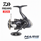 Maris Lure Daiwa 2026 Freams Spinning Reel – White Background