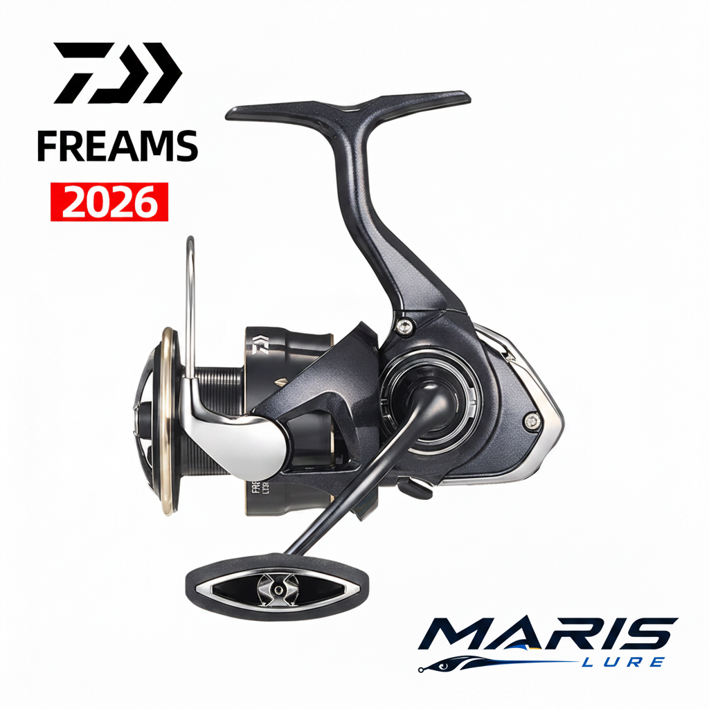 Maris Lure Daiwa 2026 Freams Spinning Reel – White Background