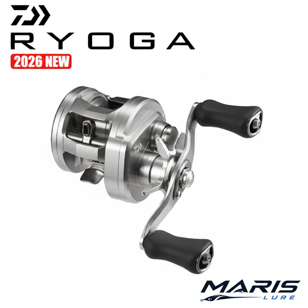 Maris Lure Daiwa 2026 Ryoga Baitcast Reel – White Background