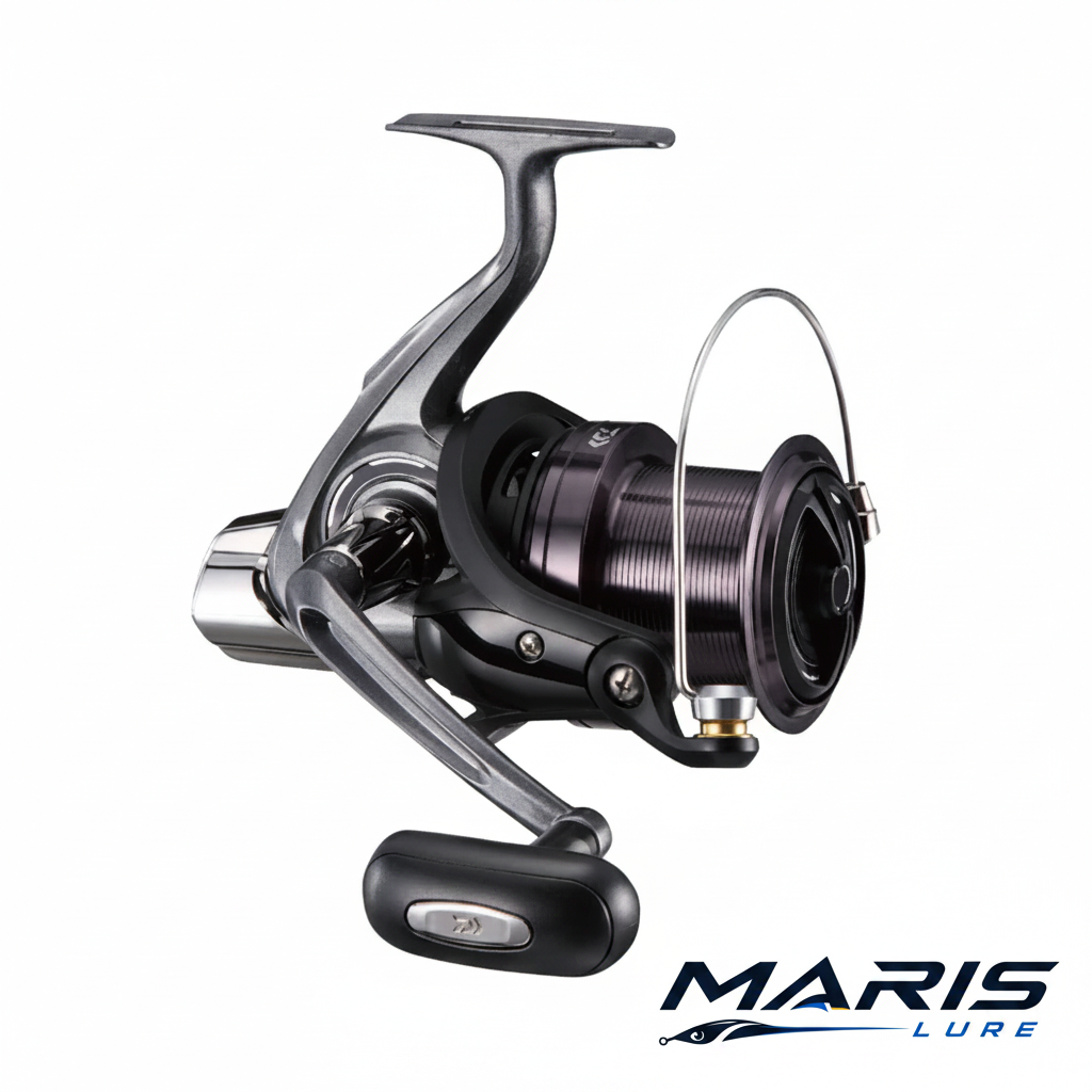Maris Lure Daiwa Crosscast Spinning Reel – White Background