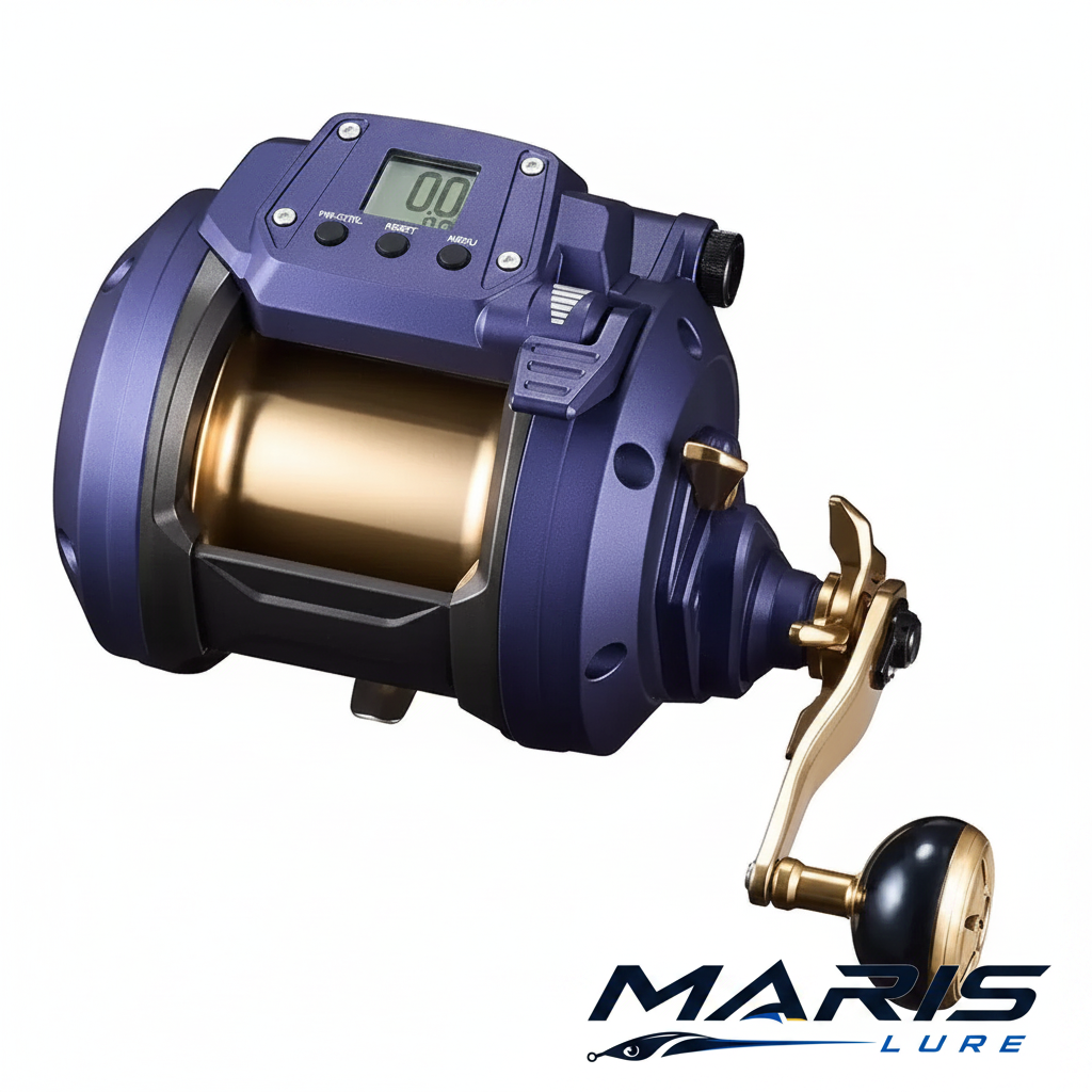 Maris Lure Daiwa Seapower 1200 Electric Reel – White Background