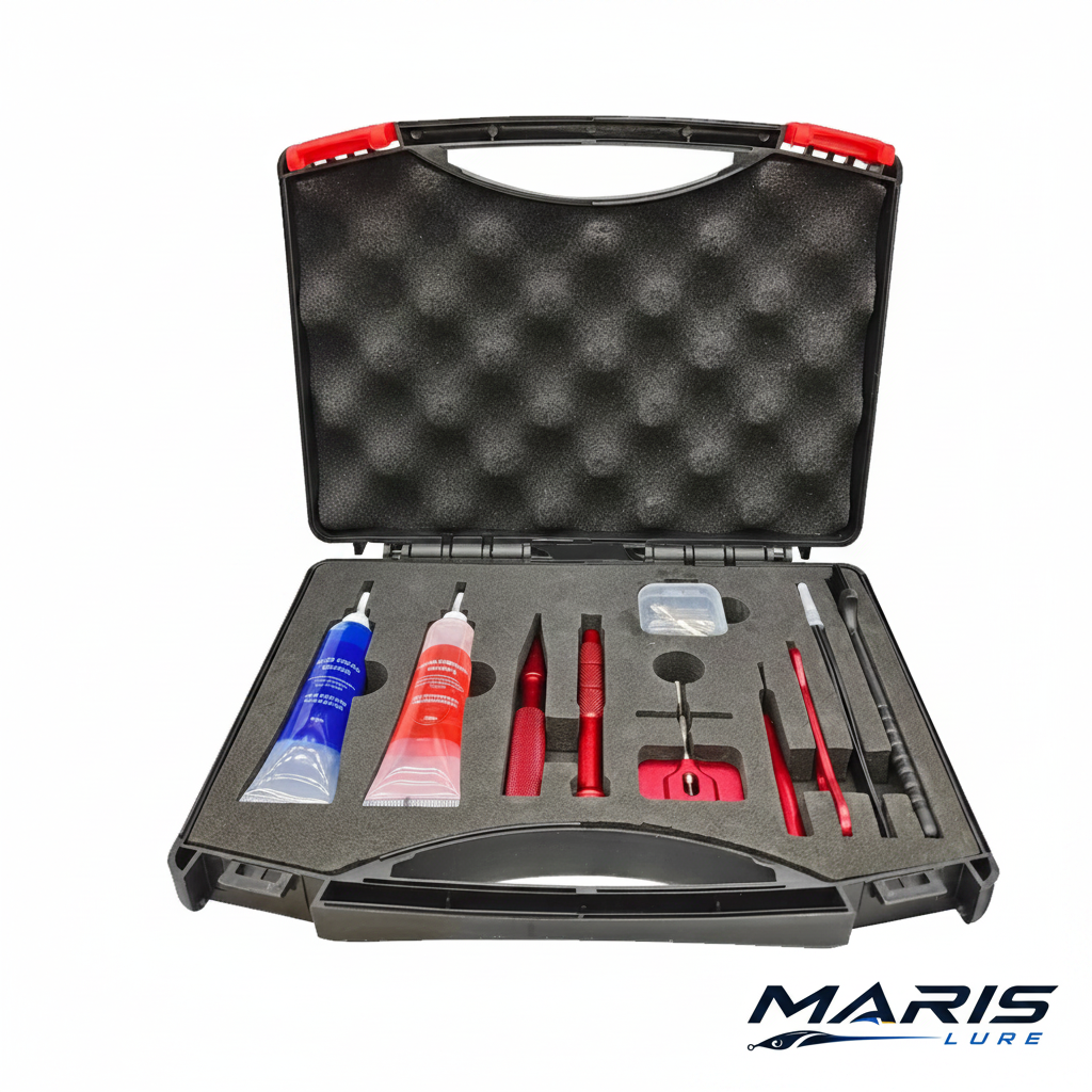 Maris Lure Fishing Reel Repair Tool Kit 10pcs – White Background