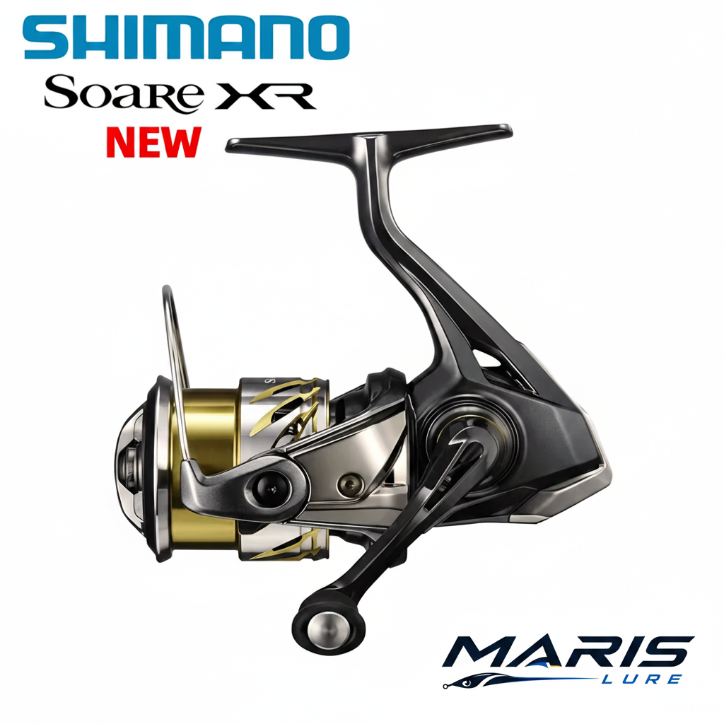 Maris Lure Shimano Soare XR 2025 Spinning Reel – White Background