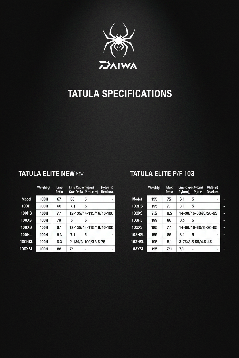 TATULA Specifications Table